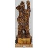 Image 4 : CARVED WOODEN BEAR STATUE 