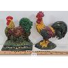 Image 1 : LOT OF 2 - ROOSTER CAST IRON NAPKIN HOLDER & DOOR STOP