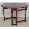 Image 1 : OAK GATELEG DROP LEAF SIDE TABLE 