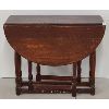 Image 2 : OAK GATELEG DROP LEAF SIDE TABLE 