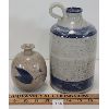 Image 2 : LOT OF 2 - SALT GLAZED CROCK AND FINGER JUG