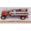 Image 3 : CARVED WOODEN FIRE TRUCK W/ ROPES & LADDER