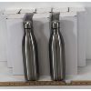 Image 2 : LOT OF 8 - STAINLESS STEEL WATER BOTTLES