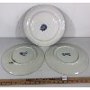 Image 2 : LOT OF 3 - BLUE / WHITE PLATES - SHAKESPEARS COUNTRY, DELFTS, BOCH BELGIUM