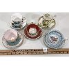 Image 2 : LOT OF 5 - TEACUPS W/ SAUCERS