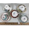 Image 3 : LOT OF 5 - TEACUPS W/ SAUCERS