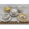 Image 1 : LOT OF 5 - TEACUPS W/ SAUCERS