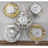 Image 2 : LOT OF 5 - TEACUPS W/ SAUCERS