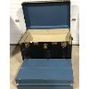 Image 4 : HARTMANN FLAT TOP STEAMER TRUNK W/ KEYS