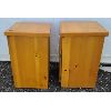 Image 3 : LOT OF 2 - PINE NIGHTSTANDS