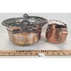 Image 2 : LOT OF 2 - COPPER POTS W/ HANDLES