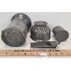 Image 3 : LOT OF 4 - PEWTER 1Q PITCHER, BOWL, SHAKER & ETC