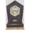 Image 1 : 1879 JEROME & CO WOODEN PENDULUM CLOCK W/ KEYS
