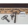 Image 4 : 1879 JEROME & CO WOODEN PENDULUM CLOCK W/ KEYS