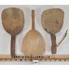 Image 1 : LOT OF 3 - WOODEN BUTTER PADDLES