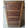 Image 4 : SHAW WALKER CHICAGO 4 DRAWER OAK FILING CABINET 