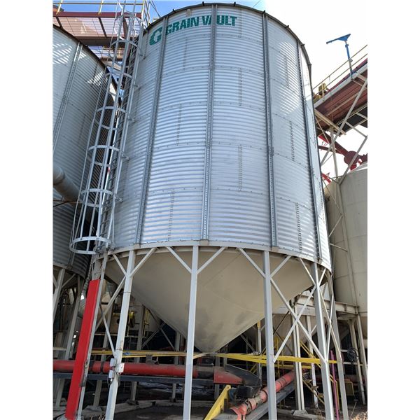 Grain Vault Hopper Bottom Bin - 20' Dimeter, 6 Ring High - Purchaser is solely responsible for dism