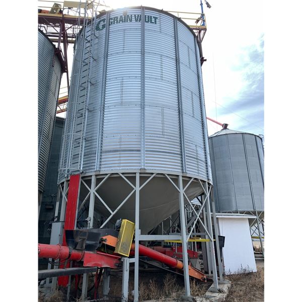 Grain Vault Hopper Bottom Bin - 20' Diameter, 6 Ring High - Purchaser is solely responsible for dism