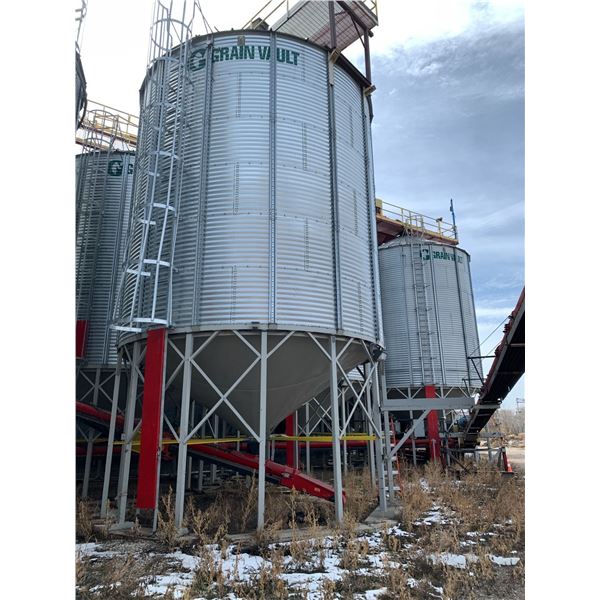 Grain Vault Hopper Bottom Bin - 21' Diameter, 6 Ring High - Purchaser is solely responsible for dism