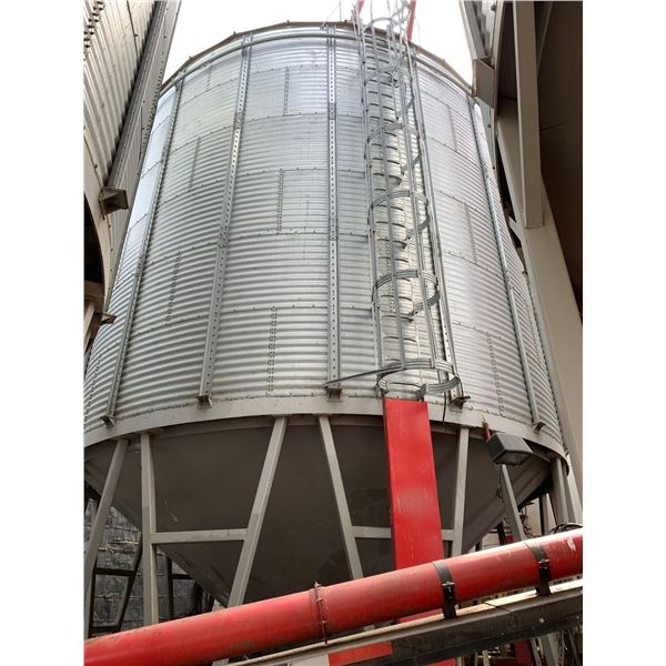 Grain Vault Hopper Bottom Bin - 25' Diameter, 6 Ring High - Purchaser is solely responsible for dism