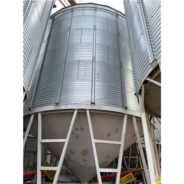 Grain Vault Hopper Bottom Bin - 25' Diameter, 6 Ring High - Purchaser is solely responsible for dism