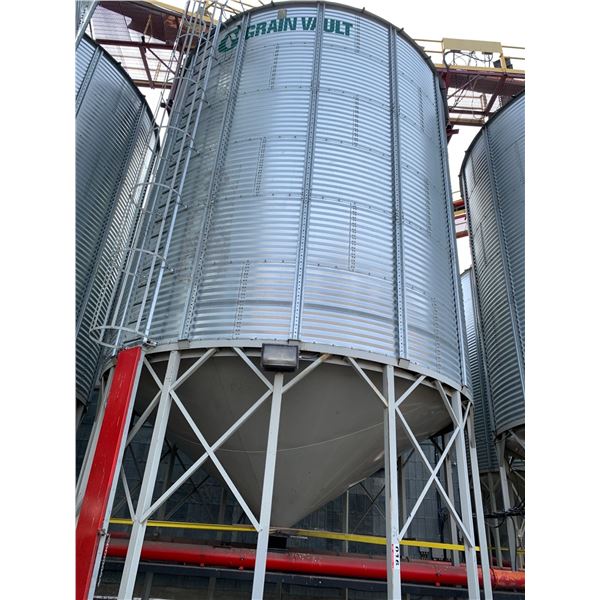 Grain Vault Hopper Bottom Bin - 21' Diameter, 6 Ring High - Purchaser is solely responsible for dism
