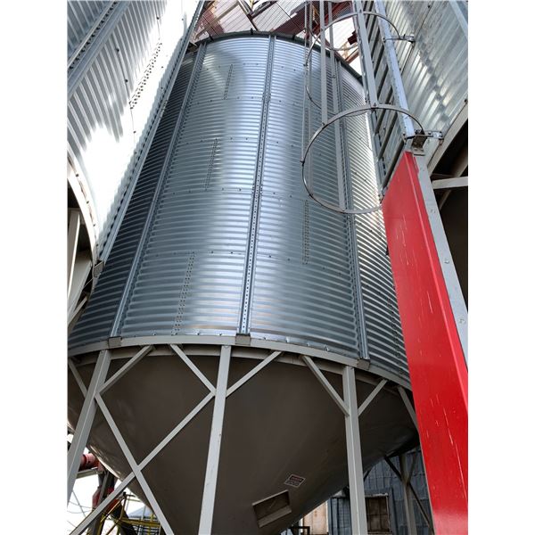 Grain Vault Hopper Bottom Bin - 21' Diameter, 6 Ring High - Purchaser is solely responsible for dism