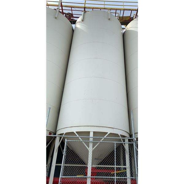 West Steel Smooth Wall Hopper Bottom Bin - 12' 6" Diameter 26' High + Hoppers - Purchaser is solely 