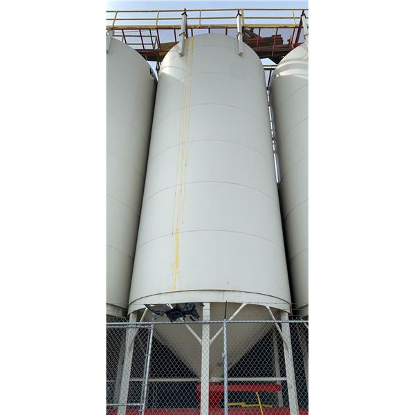 West Steel Smooth Wall Hopper Bottom Bin - 12' 6" Diameter 26' High + Hoppers - Purchaser is solely 