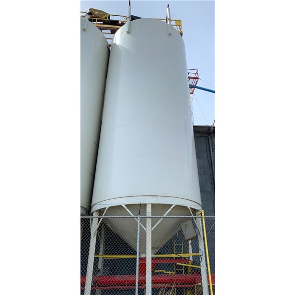 West Steel Smooth Wall Hopper Bottom Bin - 12' 6" Diameter 26' High + Hoppers - Purchaser is solely 
