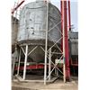 Image 1 : Insulated Smooth Wall Hoppers Bottom Bin with Aeration Fan - 16' Diameter Approx 12' High + Hoppers 