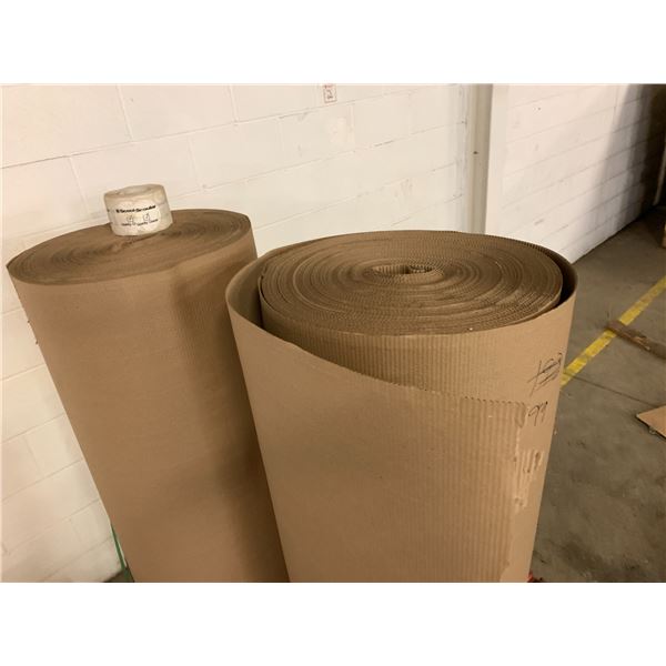 2 Rolls Cardboard + Quantity of 2 x 4" x 94.5" with Dog Leg Cut Ends