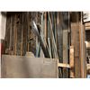 Image 1 : Steel Shelf + Elevator Buckets - Dimension: 16" x 12' L x 6' T - Purchaser is solely responsible for