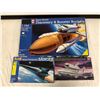 Image 1 : Group of 3 Revell Space Transporter/Space Shuttle & Nasa Transport/Revell Space Shuttle