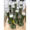 Image 2 : Group of 9 Silicon Bongs 14in Tall