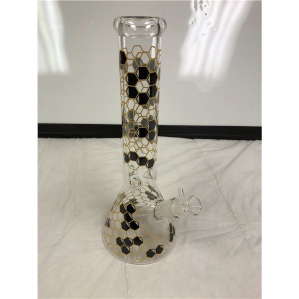 Group of 5 Glass Bongs 14in Tall