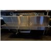 Image 2 : Large Stainless Steel Bar Ice Well  with sink (Approx.  60in x 24in x 31in)