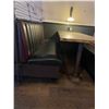 Image 2 : Complete restaurant booth with lights Sofa and a table (Bidder responsible for removal, Table Approx