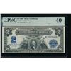 Image 1 : 1899 $2 Mini Porthole Silver Certificate PMG 40