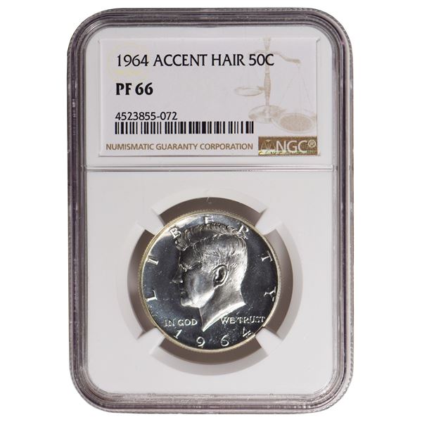 1964 Kennedy Half Dollar NGC PF66
