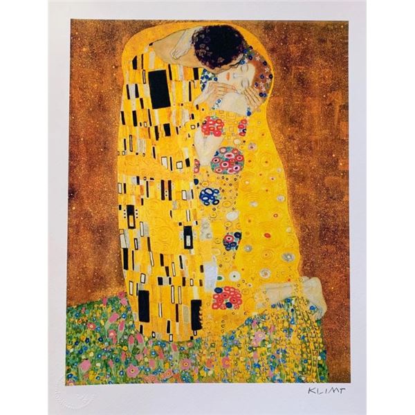 The Kiss Giclee by Gustav Klimt