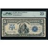 Image 1 : 1899 $5 Chief Silver Certificate PMG 25