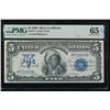 Image 1 : 1899 $5 Chief Silver Certificate PMG 65EPQ