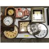 Image 2 : Group of 9 assorted wall clocks