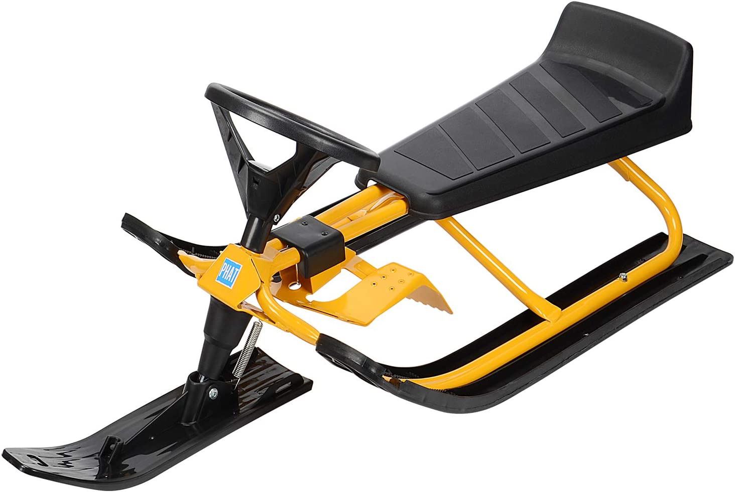 Yellow snow racer for kids in box