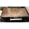 Image 2 : Solid Wood Coffee Table 48in W 22in D