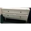 Image 2 : 6 Door White Dresser 50in W 60in D 30in H