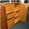 Image 2 : Solid Pine Chifferobe 42in W 16in D 51in H