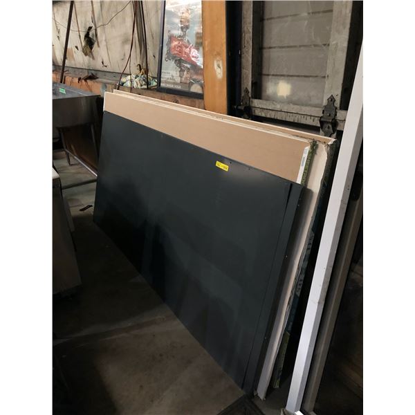 7 Sheets of Drywall & 5 Metal Sheets (Drywall 4x8ft - Metal sheets, 42in x 88in)