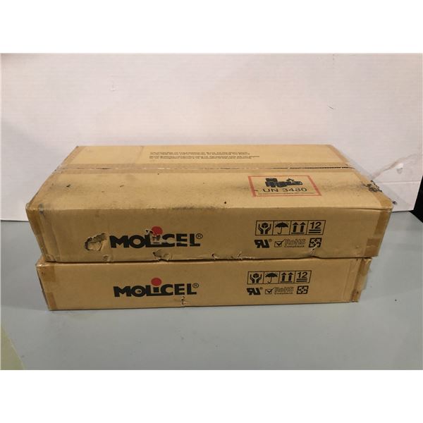 3 Boxes of Molicel Battery Model; ICR-18650J 8.77wh (SOC 30%) (Approx 100 Per Box)